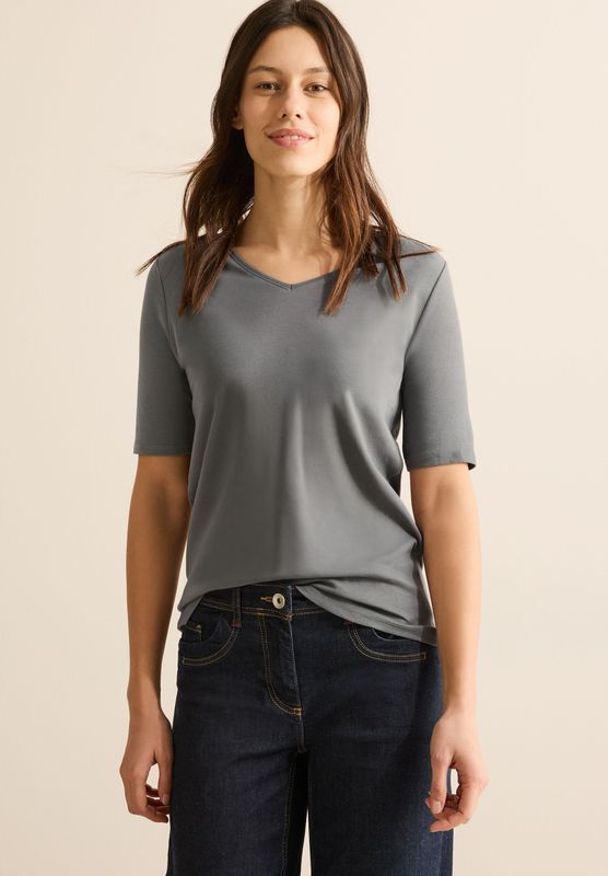 Cecil T-Shirt, aus reiner Baumwolle