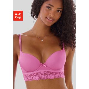 Vivance Push-up-BH, mit Bügel und Spitze entlang der Unterbrust, sexy Dessous