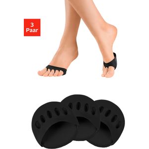 Vivance Zehlinge, (Packung, 3 Paar), mit Vorfußpolster für hohe Schuhe