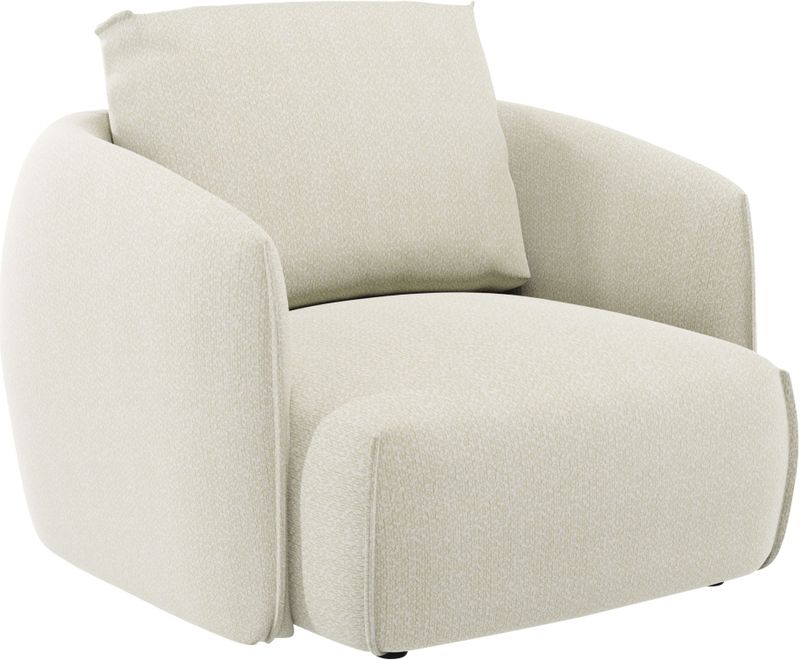 Guido Maria Kretschmer Home&Living Sessel "Shawn, Loungesessel, Designsessel mit elegant geschwungen Armlehnen", organische Form, bequem, mit hochwertigem Bezug