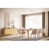 Woodman Sideboard "Nice", Kommode, Breite 169 cm, Echtholzfurnier aus Eiiche, viel Stauraum