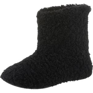 VERBENAS Hüttenschuhe "Yaiza Curly", Homeslipper, Schlupfboots, Hausschuh in Kuschel-Optik
