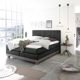 HASENA Boxspringbett "Boston", inkl. Topper, Massivholzrahmen aus Akazie