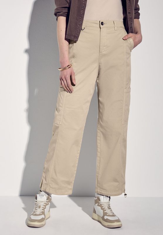 STREET ONE Cargohose, mit Tunnelzug am Beinabschluss
