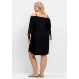 Sheego Strandkleid "Große Größen", im Carmen-Look mit schmalen Trägern