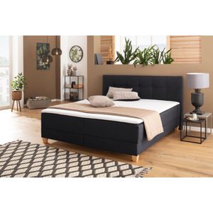 Home affaire Boxbett "Lonrai", in H2,H3 & H4 und XXL - Überlänge 220cm wählbar, inkl. Topper