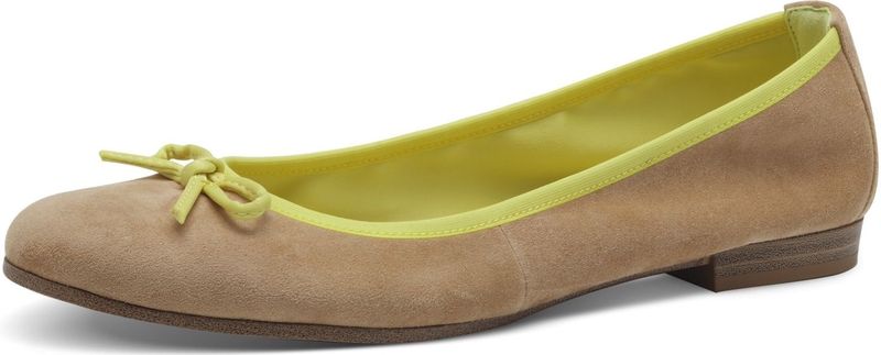 Tamaris Ballerina, Blockabsatz, Businessschuh, Schlupfschuh mit süßer Zierschleife