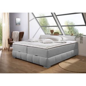 Guido Maria Kretschmer Home&Living Boxbett "Wehma", ohne Kopfteil, inklusive Topper und Bettkasten