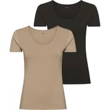 HUGO Underwear T-Shirt "TWIN", (Packung, 2 tlg., 2er-Pack), mit vertikalem Logodruck