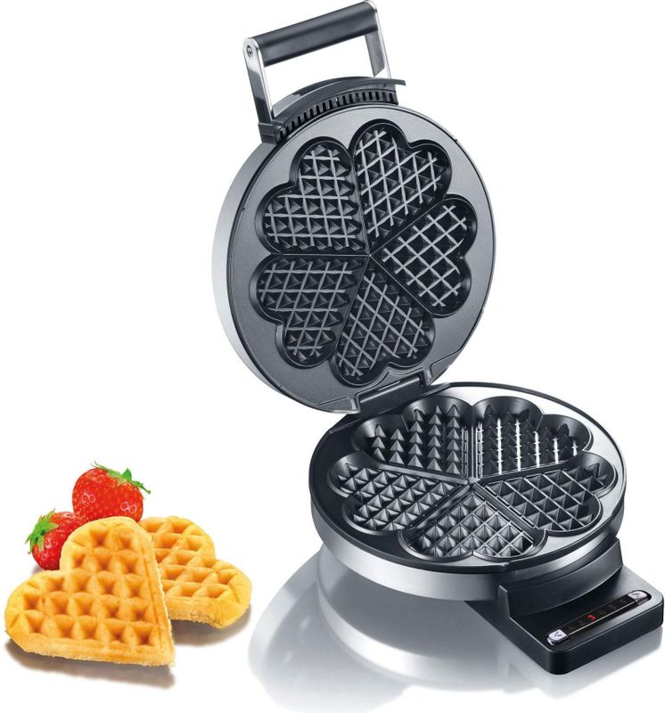 Graef Waffeleisen "WA 80, Edelstahl matt", 850 W