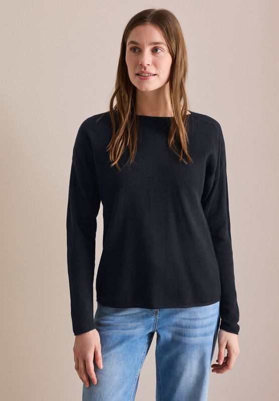 Cecil Strickpullover, im soften Baumwoll-Mix