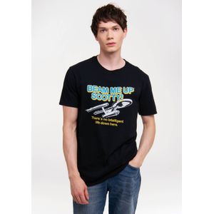 LOGOSHIRT T-Shirt "Star Trek - Beam Me Up Scotty", mit Beam Me Up Scotty-Logo