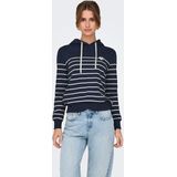 ONLY Kapuzensweatshirt "ONLADELLE L/S STRIPE HOOD SWT"