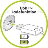 Jockenhöfer Gruppe Boxspringbett "Livia", inklusive LED-Beleuchtung, 4x USB-Ladeports, 7-Zonen-TTFK-Matratze