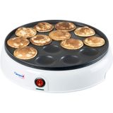 bestron Poffertjes-Maker "APFM700W Sweet Dreams", 800 W, im Retro Design, Mini Pfannkuchen Automat, mit Antihaftbeschichtung