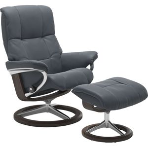 Stressless Relaxsessel "Mayfair", (Set, Relaxsessel mit Hocker), mit Hocker, mit Signature Base, Größe S, M & L, Gestell Wenge