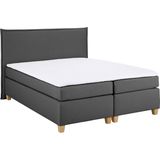 Home affaire Boxspringbett "Houssay", inkl. Topper, 5 Breiten, 2 Härtegraden auch in Überlänge 220 cm