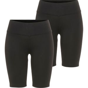 FAYN SPORTS Radlerhose "Essential", (Packung, 2 tlg., 2er-Pack), mit Bundtasche