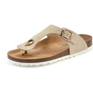 Elbsand Pantolette "Mule, Sandale, offener Schuh,", aus hochwertigem Leder mit Komfortkorkfußbett, Unisex
