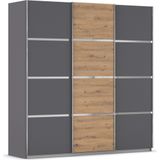 rauch Kleiderschrank "Schwebetürenschrank OTTO´s Choice Garderobe Schrank TOP ANGEBOT Avola", (in 3 verschiedenen Ausstattungen BASIC/CLASSIC/PREMIUM), mit eleganten Zierleisten in Chrom, Schwarz oder Weiß MADE IN GERMANY