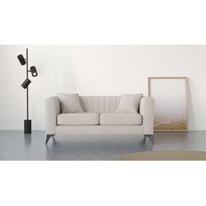 Places of Style 2-Sitzer "MATTHEW elegantes Designsofa, Maße B/T/H: 170/86/74 cm", Steppung im Rücken, lose Sitzkissen, incl. Zierkissen