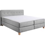 Home affaire Boxspringbett "Fargo", in Überlänge 220 cm, mit Topper, 3 Ausführungen, 4, Breiten