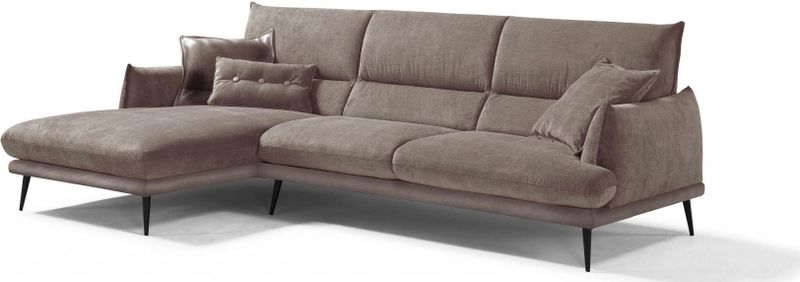 Egoitaliano Ecksofa "FUNNY, hochwertiges und aktuelles Design, bequeme Rückenlehne", hochwertiger Sitzkomfort, L-Form