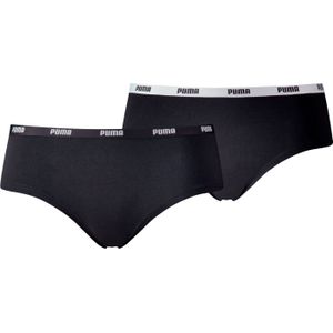 PUMA Hipster "PUMA WOMEN HIPSTER 2P HANG", (2er Pack), Mit elastischem Logobund