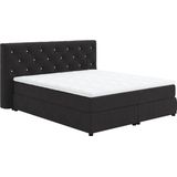 COTTA Boxspringbett "Castle", mit Strasssteinen im Kopfteil, inkl. Topper