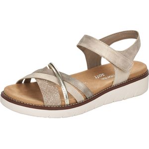 Remonte Riemchensandale, Keilabsatz, Sommerschuh, Sandalette mit herausnehmbarer Softeinlage