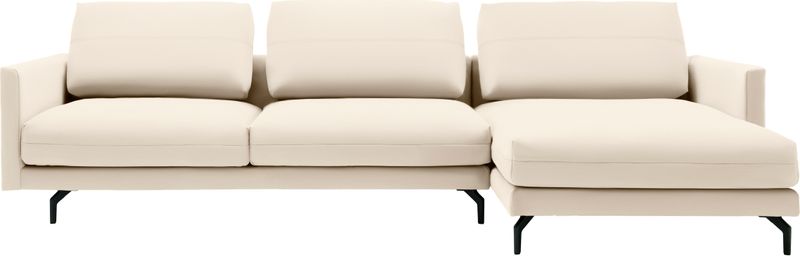 Creation BY ROLF BENZ Ecksofa "CR.414, Designecksofa, Polsterecke, L-Form", wahlweise aus feinstem Rindsleder oder hochwertigem Chenille
