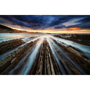Papermoon Fototapete "Photo-Art JUAN PABLO DE, ZUMAIA FLYSCH"