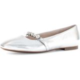 Gabor Ballerina, Blockabsatz, Bequemschuh, Flats mit funkelnden Schmucksteinen