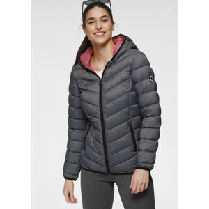 KangaROOS Steppjacke, mit Kapuze, mit kontrastfarbenen Details
