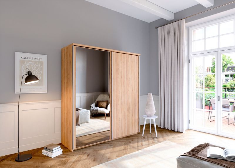 priess Schwebetürenschrank "Arnsberg", mit Spiegel