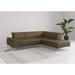 Places of Style Ecksofa "Caluna", Inkl.Sitztiefenverstellung