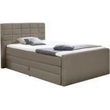 INOSIGN Boxspringbett "Lethbridge", inkl. Bettkasten und Topper, zwei Matratzenarten in H2
