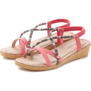 Vivance Sandale "Sommerschuh", mit dezenten Schmuckelementen, Sandalette, Sommerschuh VEGAN