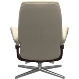 Stressless Relaxsessel "Consul", (Set, Relaxsessel mit Hocker), mit Hocker, mit Cross Base, Größe S, M & L, Holzakzent Braun