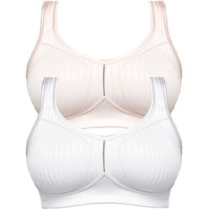 Susa Bügelloser BH "2er Pack Entlastungs BH Cremona"
