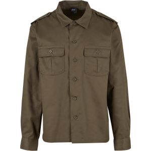 Brandit Langarmhemd "Brandit Herren US Shirt", (1 tlg.)
