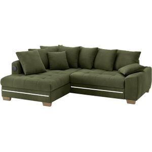 Mr. Couch Ecksofa "Nikita II, L-Form", RGB-LED, Bluetooth-Soundsystem, wahlweise mit Bett, Bettkasten