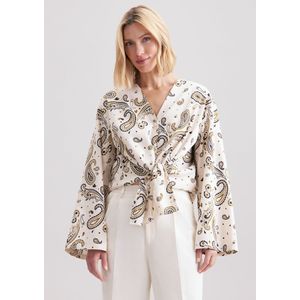 seidensticker Klassische Bluse "Schwarze Rose", Tunika Paisley