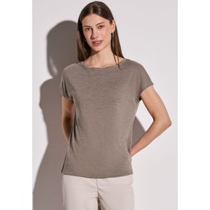 STREET ONE T-Shirt, mit U-Boot-Ausschnitt