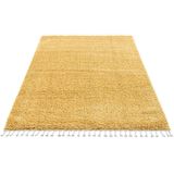 Carpet City Hochflor-Teppich "Pulpy 100", rechteckig, 30 mm Höhe, Läufer, weich, mit Fransen, uni, viele Größen, Wohnzimmer, Schafzimmer