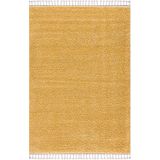 Carpet City Hochflor-Teppich "Pulpy 100", rechteckig, 30 mm Höhe, Läufer, weich, mit Fransen, uni, viele Größen, Wohnzimmer, Schafzimmer