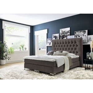 ATLANTIC home collection Boxspringbett "Ronja", mit Topper und extra hohem Kopfteil