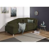 alina Schlafsofa "Lindsay", Bettkasten, Zierkissen-Set aus: 2 Stk. 40x40cm, 1 Stk. 30x30cm