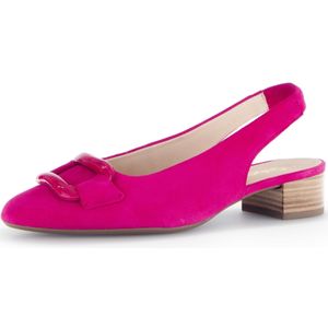 Gabor Slingpumps, Blockabstz, Festtagsschuh, Hochzeitsschuh mit elastischem Riemchen
