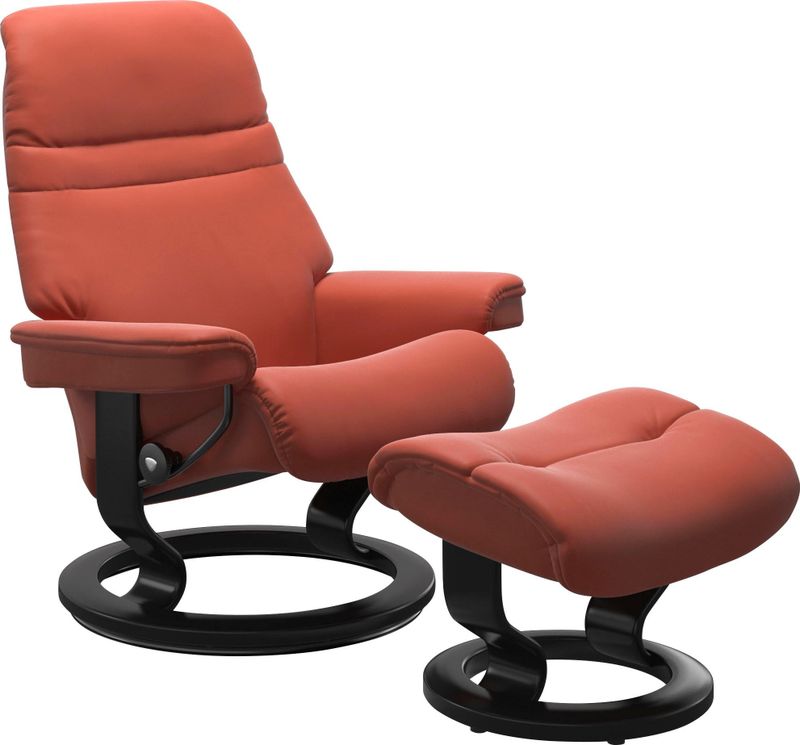 Stressless Fußhocker "Sunrise", mit Classic Base, Gestell Schwarz